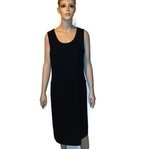 Atelier  Womens Dress Size 12‎ Solid Black Sleeveless Pockets